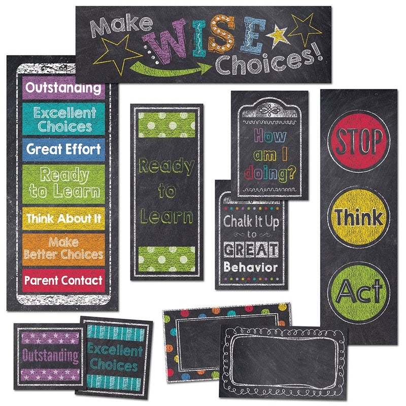 Creative Teaching Press Math Talk Mini Bulletin Board, Grade 3 & Up (1756) - Image 1